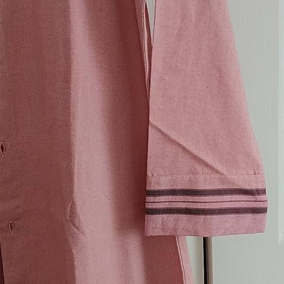 NEW American Rhino, Shirt Dress, Kenyan Cotton.  Sz L - Picture 5 of 9